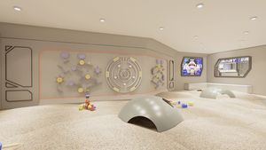 Augustina presentato popolare spazio a tema parco divertimenti commerciale per bambini giocattoli CE certificata spugna legno PVC materiale - Product Image 6