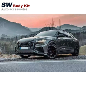 ชุดแต่งรถสไตล์คาร์บอนไฟเบอร์ SW สำหรับรถ Audi Q8อัพเกรดขอบด้านหน้าด้านหลังกระจายกันชนหน้าชุดแต่งชิ้นส่วนรถยนต์ - Product Image 2