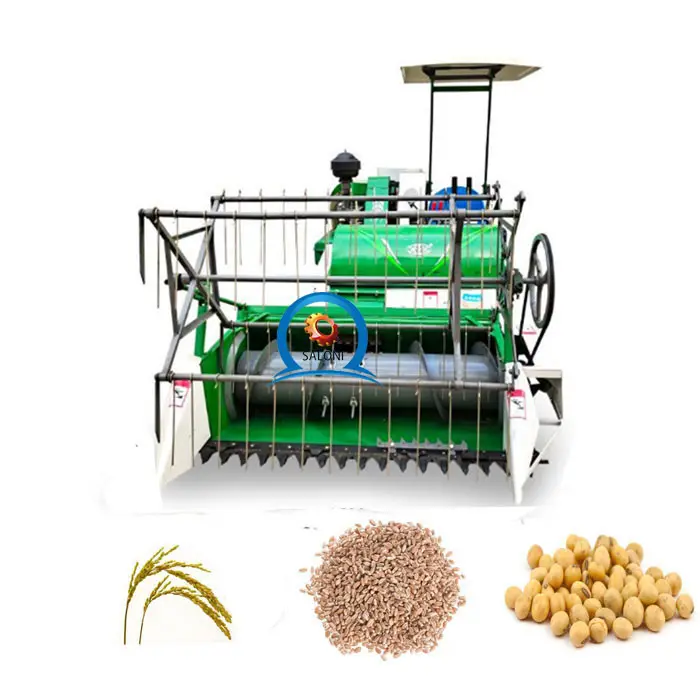 Venta caliente cortador de cosecha de trigo máquina cosechadora de arroz tractor mini cosechadora para trigo y arroz