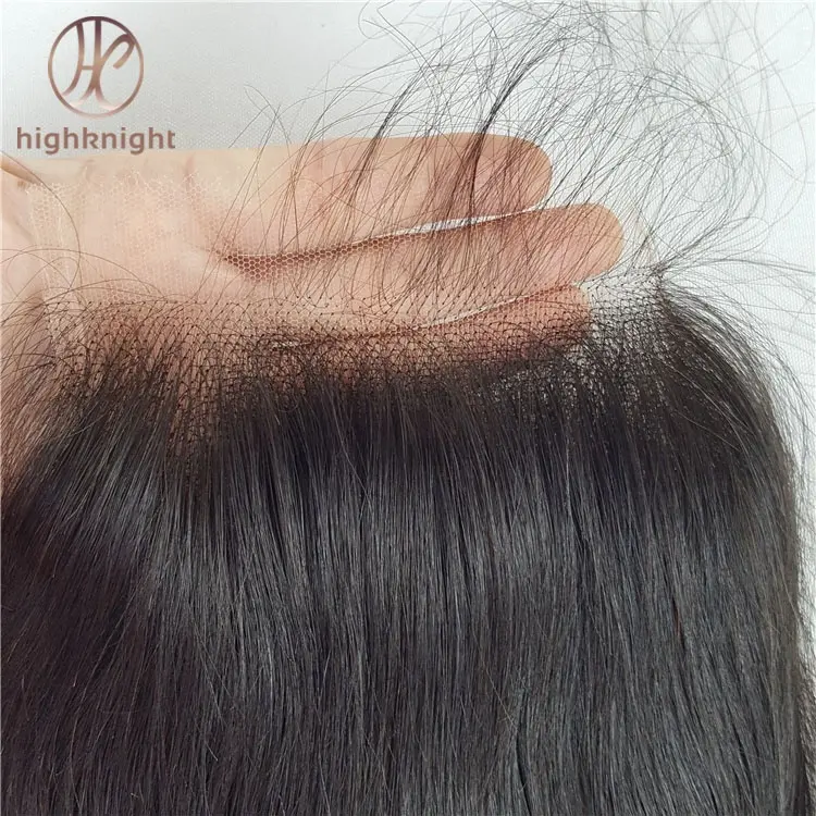 Highknight-encaje Frontal superfino 100% de alta definición HD, cabello con cutícula virgen, 5x5, Hd, 4x4, cierre de encaje