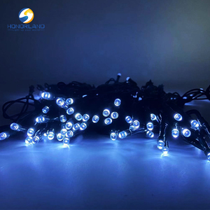 18M Wedding iki teller için güneş Led dize işık düğün peri noel işıkları açık pırıltı noel ağacı dekorasyon - Product Image 2