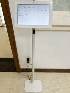 IRTECH 10.1 pollici pavimento in piedi macchina touch felice o non dispositivo pulsante chiosco di feedback del servizio clienti - Product Image 4