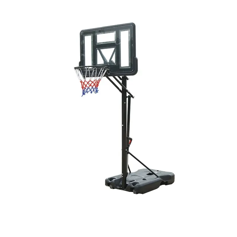 تصميم جديد ، لوح خلفي لكرة السلة متحرك إلى ارتفاع m ، حامل رفع يدوي لكرة السلة