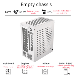 High Quality Desktop ITX <strong>Case</strong> for Home <strong>Computers</strong> Mini-ITX Form Factor Adapted to FLEX Power Supplies Most Popular Product Stock - Product Image 5