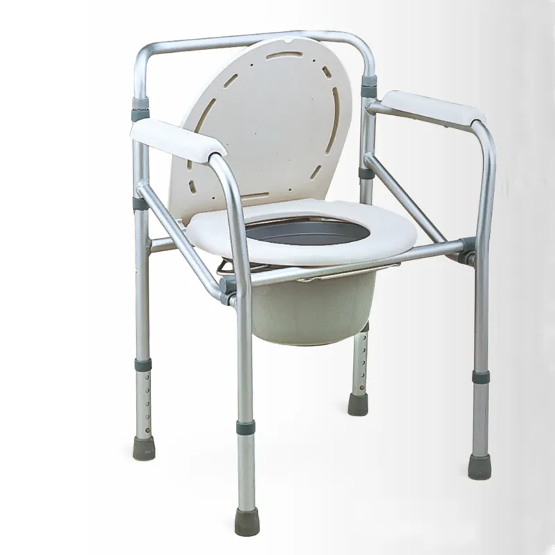 지향 욕실 안전 장비 노인을위한 커버와 접이식 화장실 의자