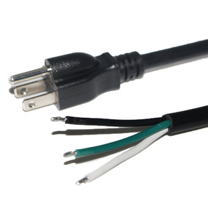 16awg כוח כבל כוח החלפה 16awg חוט חוט פתוח 3 חוט nema <span class=keywords><strong>5</strong></span>-<span class=keywords><strong>15p</strong></span> תקע 3 כבל חשמל prong אספקת כבל ac