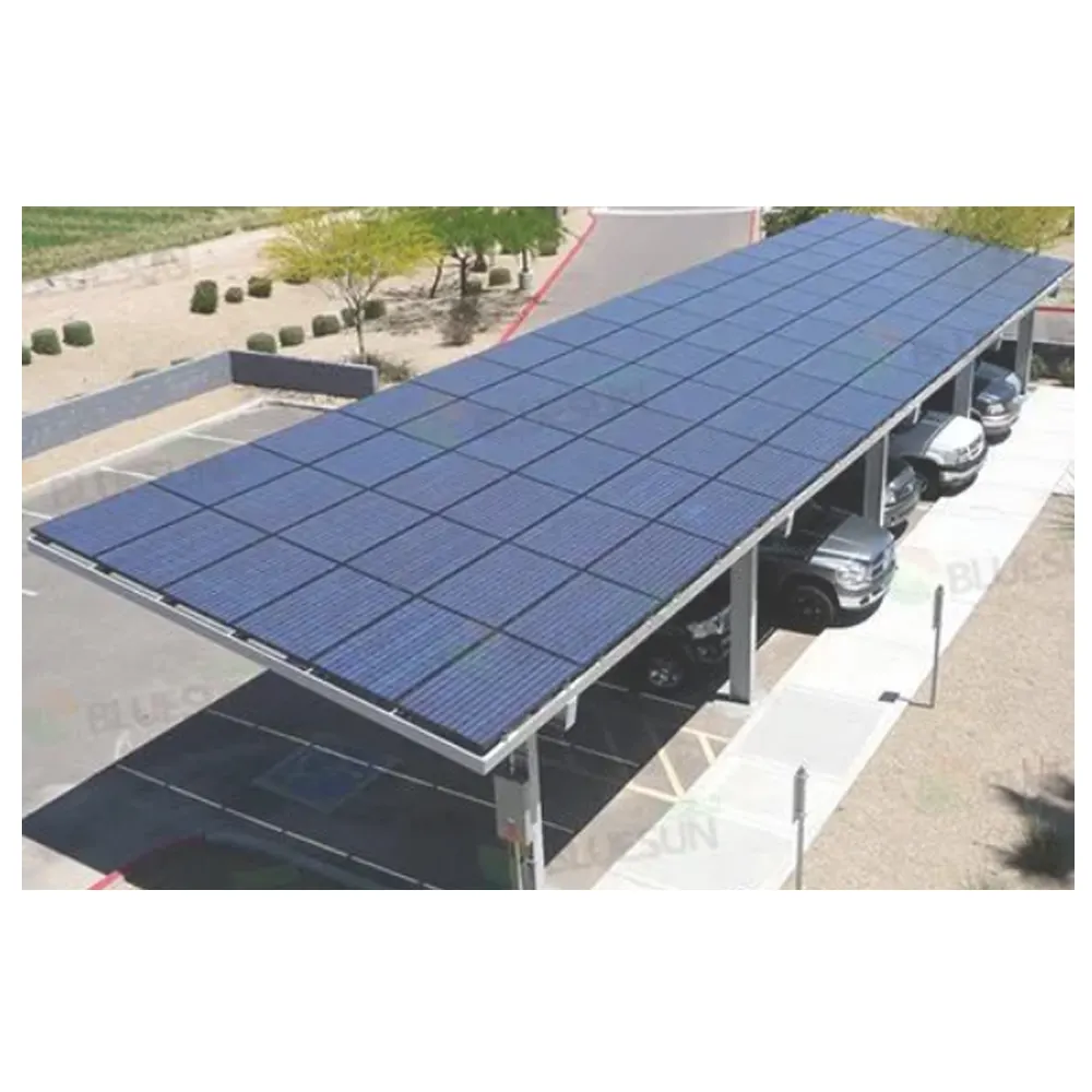 Aluminium rahmen Wasserdichte PV-Garagen Solar Carport Racking Bracket Strukturelle Aluminium legierung Solar Carport