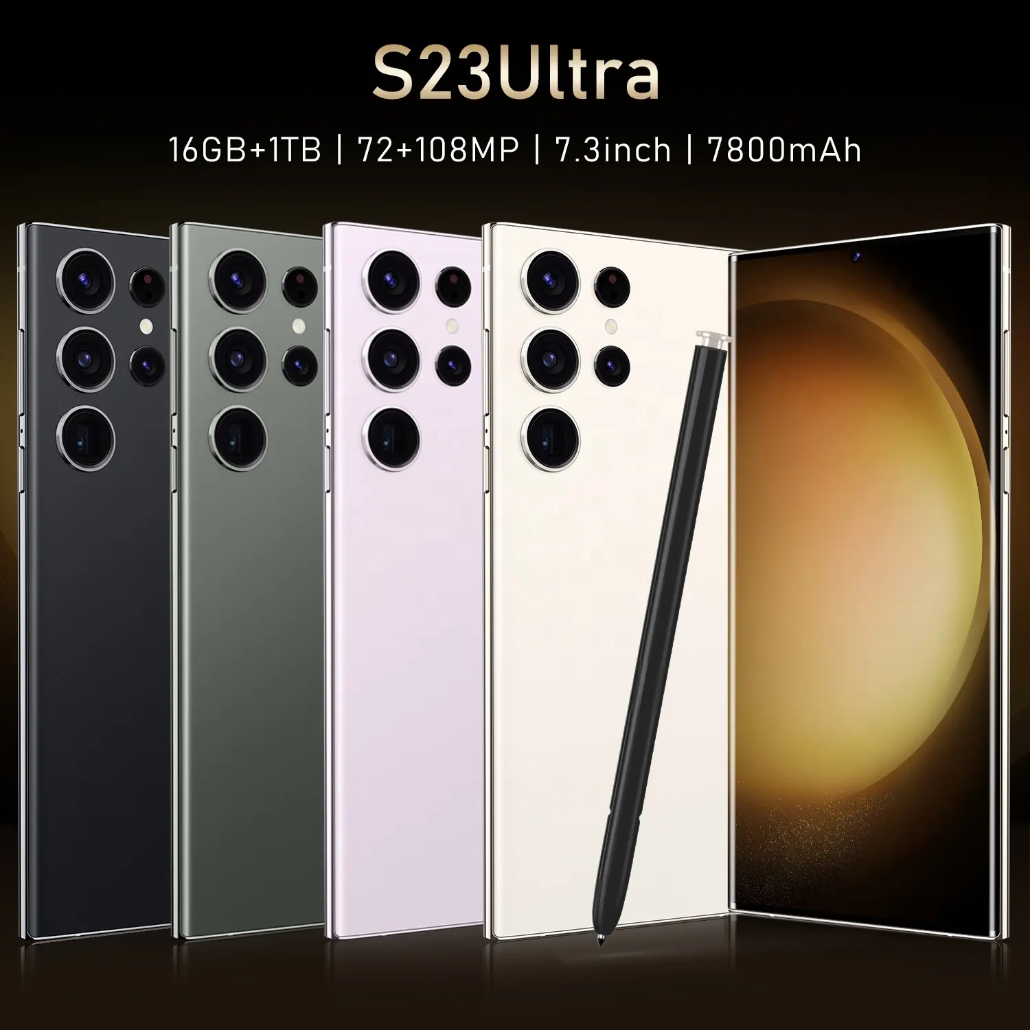 S23 Ultra Mini Smart Mobile Phone Original 5g Neuf 7,8 Pulgadas Android 4G