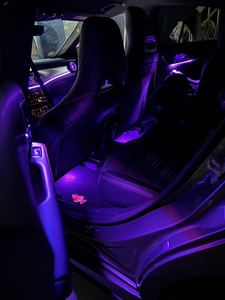 ICarsin dinamik 64 renkler RHD mercedes-benz CLA GLA 2013-2018 sağ el sürücü araba iç LED ışık için W117 ortam aydınlatma - Product Image 5
