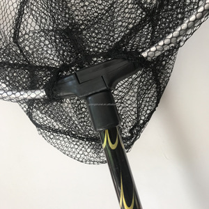 Guadino telescopico palo manico lungo, rete in Nylon rivestita in gomma per Steelhead,Salmon Kyte Net - Product Image 3