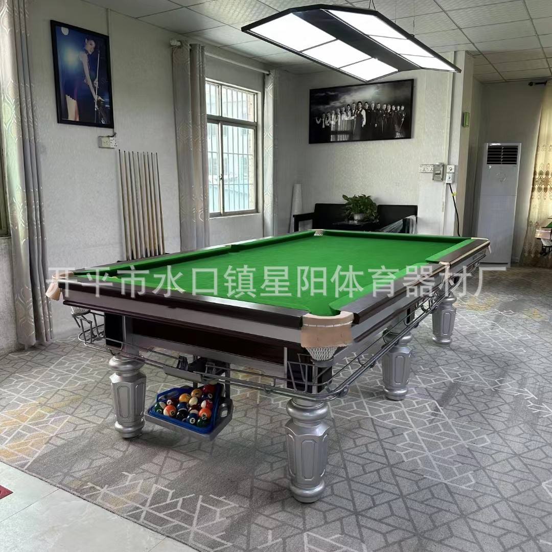 Silver Leg Billiard Table with Automatic Ball Return