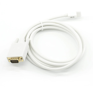 Mini 1,8 m DisplayPort a VGA Cable adaptador Computadora a HD Cable DP a VGA Tipo de salida