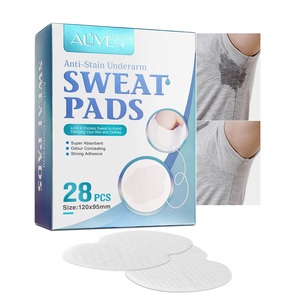 ALIVER Summer Underarm Anti Sweat Absorbing Pad Cotton Disposable Armpit Under Arm Sweat Pads for Men and Women Clothes <strong>Sweating</strong> - Product Image 1