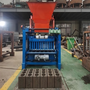 2-35 Máquina de fabricación de bloques huecos de hormigón de cemento de moldeo Manual pequeño Máquina de fabricación de ladrillos de pavimentación de enclavamiento con precio bajo - Product Image 3