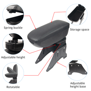 Carfu Car Auto Accessories <strong>Armrest</strong> Vehicle Center Console Black <strong>Armrest</strong> Seat Box Car Multi <strong>Armrest</strong> Console Box - Product Image 4