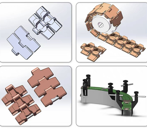880 TAB POM PP Plastic Flexible Slat Conveyor <strong>Chain</strong> Slat <strong>Top</strong> <strong>Chain</strong> with Tab Conveyor Components - Product Image 5