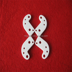 Factory Supply Customization CNC Macor Insulator Machinable Glass <strong>Ceramic</strong> Parts with Holes - Product Image 1