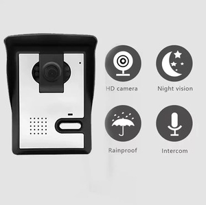 Precio de fábrica, sistema de intercomunicación de teléfono inteligente para puerta con cámara de visión nocturna y desbloqueo, unidades de monitor de control de acceso para exteriores - Product Image 2