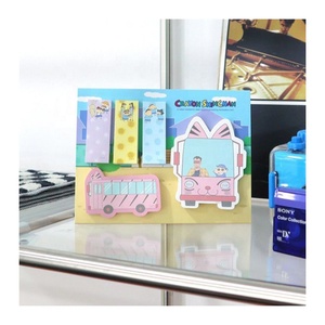 50 Pages Colour <strong>Sticky</strong> <strong>Note</strong> Transparent <strong>Sticky</strong> <strong>Note</strong> Waterproof <strong>Sticky</strong> <strong>Notepad</strong> Colour Index Sticker 75*75mm - Product Image 1