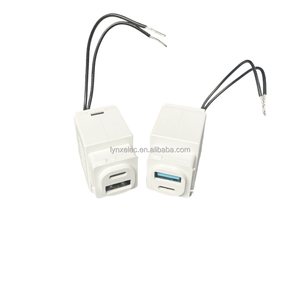 内置机构的USB C型电源插座5V DC 3.4A快速充电器C型插头和插座 - Product Image 2
