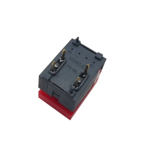 PB86 A0 pulsante di ripristino momentaneo interruttore Tacct senza lampada sette colori 4pin DIP SPDT PCB Mount Shell dimensioni 12X17 - Product Image 4