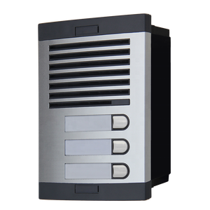 Wholesale Two-Way <strong>Intercom</strong> <strong>Audio</strong> Door Metal 3 Call Buttons Panel with 3+N Wires <strong>System</strong> for Multi Apartment Door Panel <strong>Building</strong> - Product Image 1