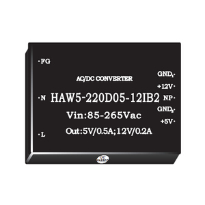 输入85 ~ 265VAC 5w单输出230v交流至12v dc转换器，经ce认证 - Product Image 1