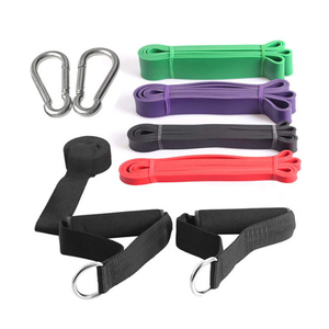 Latex <strong>Loop</strong> Set Stretch Pull up Assist <strong>Elastic</strong> Band with Door Anchors Resistance Band Connects to Doors with <strong>Handles</strong> - Product Image 5