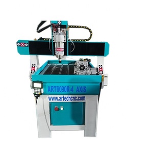 21% 折扣水冷主轴步进电机6090数控路由器4轴数控铣床 - Product Image 6