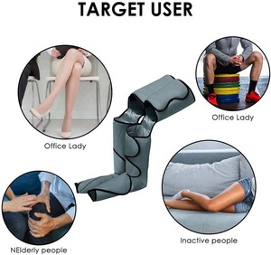 LY-670D 3 Intensities 3 Modes Electric air <strong>Compression</strong> <strong>Leg</strong> Massager Wraps for Circulation with Heat - Product Image 4