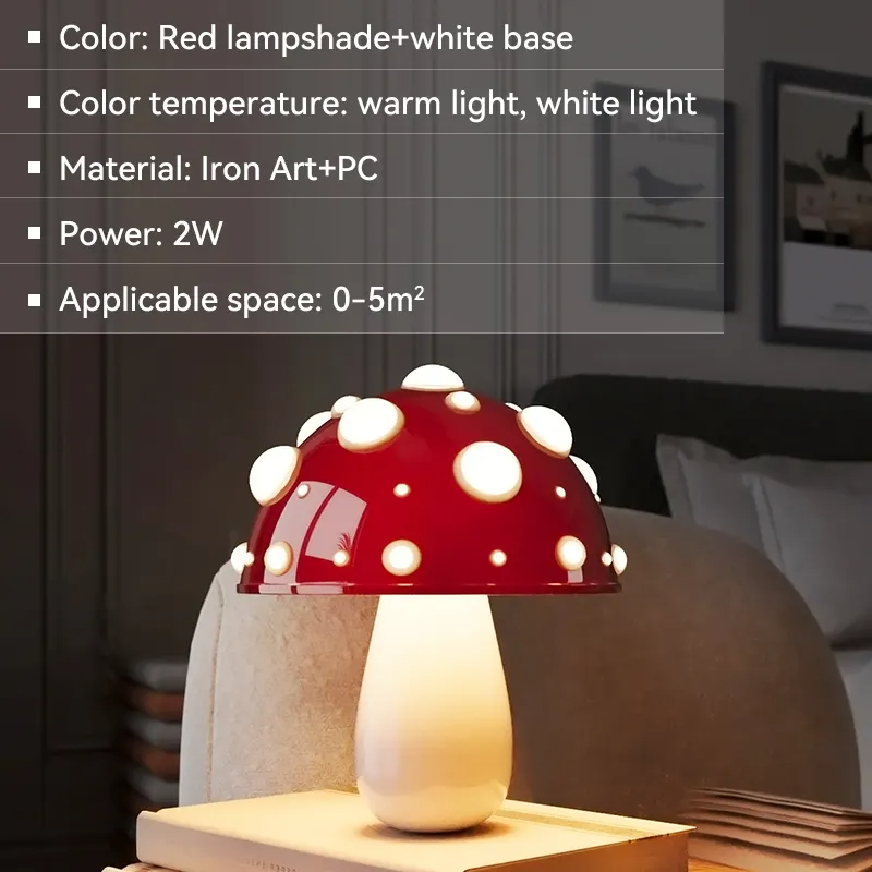 White base+Red lampshad