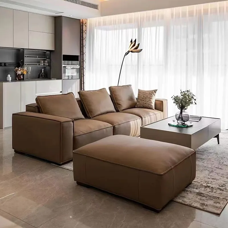 Foshan Furniture Factory directement en gros canapé minimaliste salon canapé moderne à accoudoirs bas