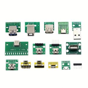 USB 2.0/3.0 Adapter platine für Buchse/Stecker Micro/Typ C Gelötetes Leistungs modul - Product Image 1