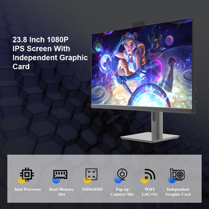 Top Fashion 23,8 pulgadas Gaming LCD Display Desktop All in One I7 1TB 16GB DDR4 Computadora de oficina para uso comercial - Product Image 4