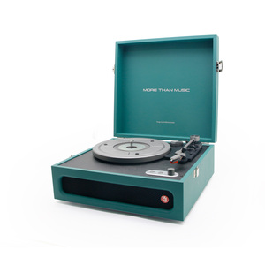 Fábrica de China con disco Usb Lp/entrada AUX/Radio/Cassette/tocadiscos de vinilo de 3 velocidades