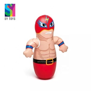 SY 3D Bop Bags Boxer Tumbler Inflatable <strong>Toys</strong> <strong>Promotion</strong>