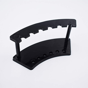 Giá Đỡ Bút Nhựa Có Thể Tái Sử Dụng Giá Đỡ Bút Chì 6 Vị Trí Acrylic Có Thể Tháo Rời Giá Đỡ Bút Dọc Lưu Trữ Văn Phòng Phẩm Màu Đen - Product Image 4