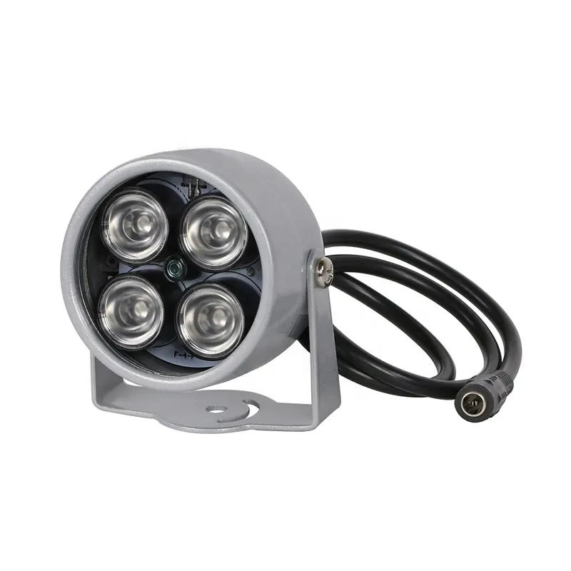 Lampu LED IR 850nm 4 buah, Aksesori Kamera CCTV, lampu IR tahan air luar ruangan, Array LED, 40M Untuk kamera CCTV