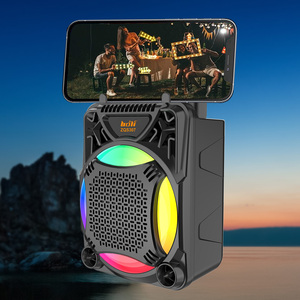 Tragbare drahtlose Mini-RGB-LED-Beleuchtung Karaoke-Lautsprecher USB/TF-Karte FM-Funktion für Audio-Player Home-Handy-Speicher karte - Product Image 4