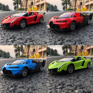 1:18 RC oyuncak arabalar simülasyon spor cabrio araba modeli yüksek hızlı kablosuz uzaktan kumanda araç far ile - Product Image 6
