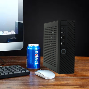 Cheap <strong>Computer</strong> Desktop Core N2840 J4125 J6412 Barebone Thin <strong>Client</strong> Nettop PCS 4USB VGA+HD Display Win10 Linux Mini PC