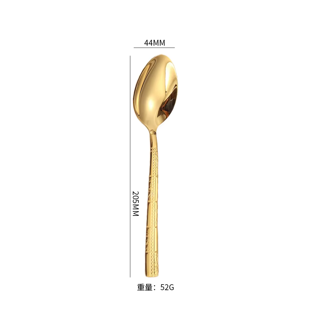 Gold dinner spoon
