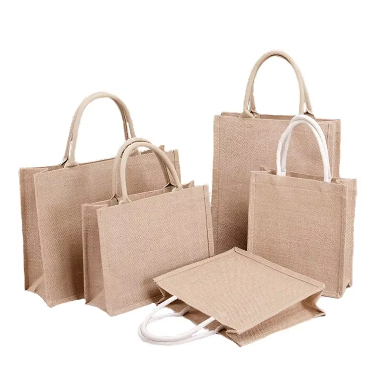 colorful jute bag