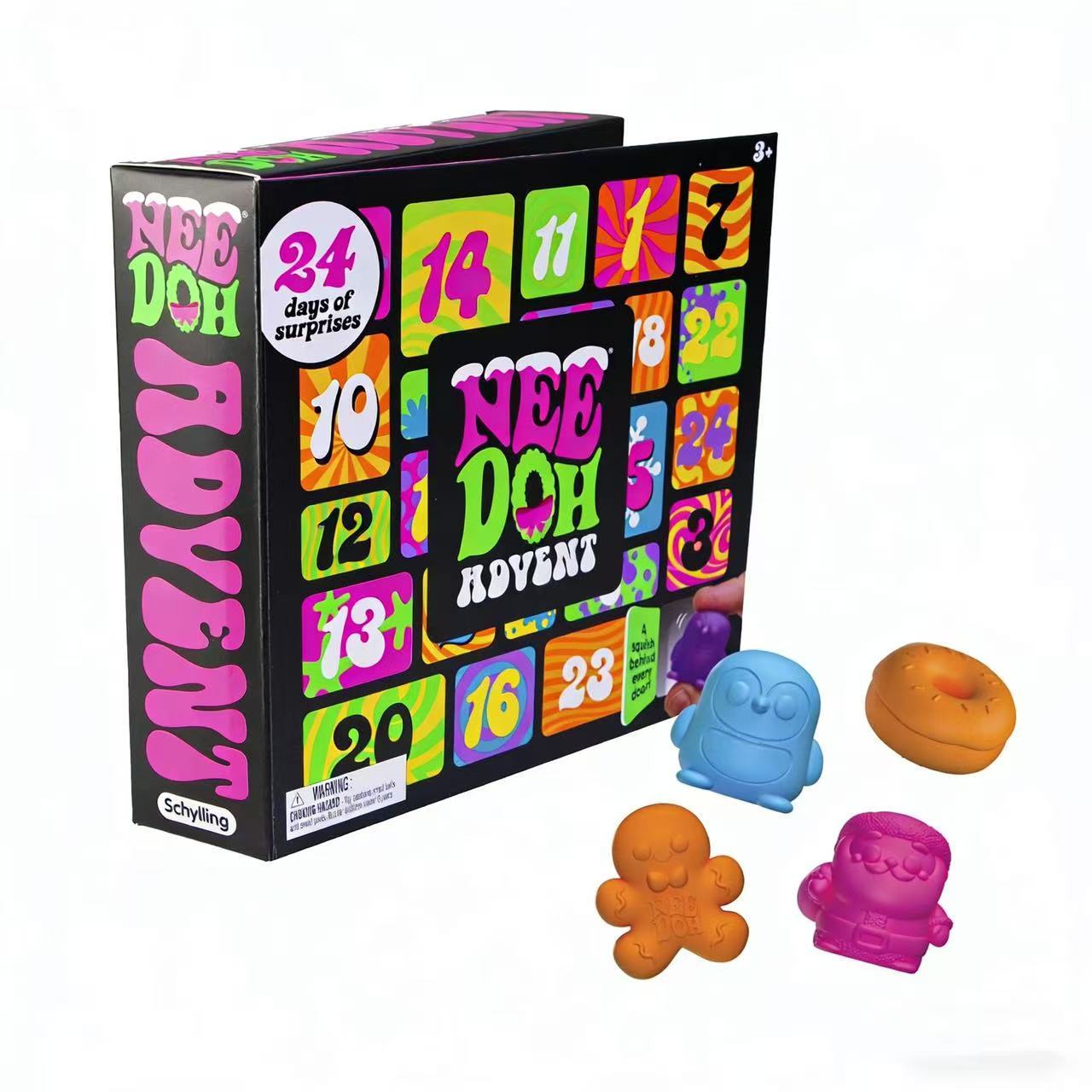 Calendrier de l'Avent 24 Mini Jouet à Presser