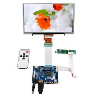 Lcd Multi Media Ad Displayer Módulo Lcd Pantalla de visualización 800X480 At090Tn10 Panel Lcd de 9 pulgadas con placa de controlador Ttl de 50 pines - Product Image 1