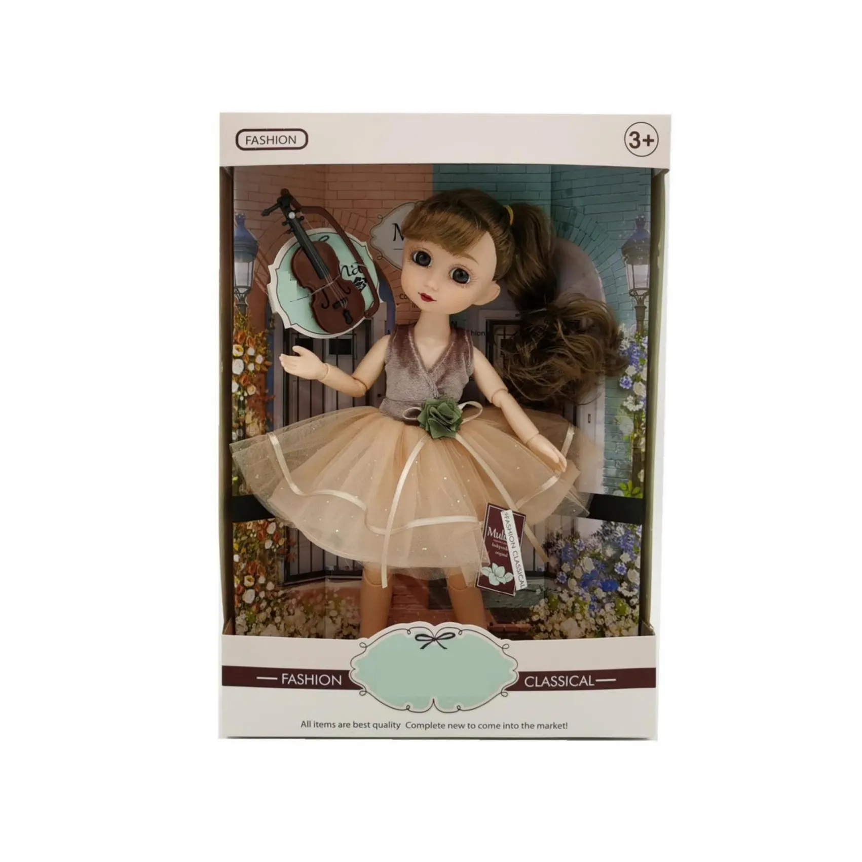 Muñecas y accesorios de juguete, 30cm, 12 pulgadas, bonita muñeca que se usa con instrumento musical