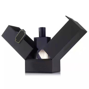 Parfüm şişesi kozmetik ambalaj lüks manyetik kutular kullanımlık 100ml paket seti Atomizer çift kapı kozmetik parfüm kutusu - Product Image 2