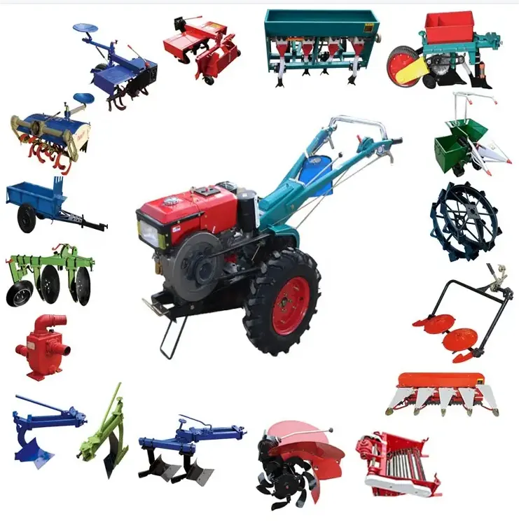 Réservoir 5-litertfuel multifonctionnel terrain agricole tracteur accessoires marche tracteur prix machines de travail agricole 2wd Mini tracteur agricole