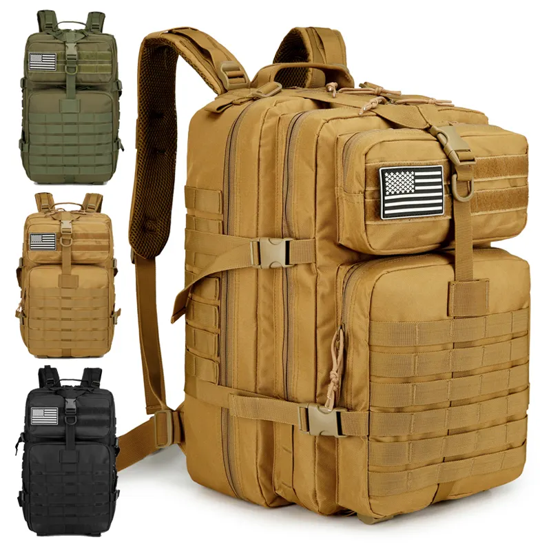 Hunting Survival Coyote Trekking Rucksack Versatile Combat Gear Modular Mission Rush EDC Daypack Field Jungle Tactical Backpack