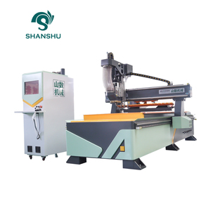 Máquina enrutadora CNC ATC de 3 ejes con certificación CE para sistema de Control de fabricación de puertas de armarios de cocina, herramienta de madera de engranaje lineal - Product Image 1